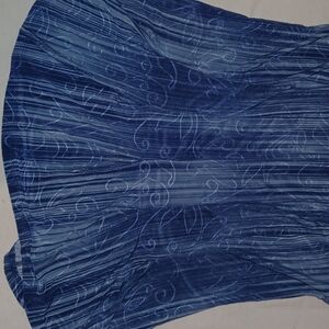 Sami & Jo Blue Patterned Blouse